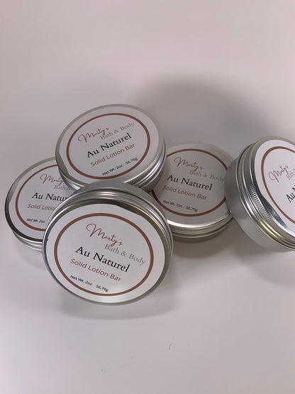 Au Naturel Solid Lotion Bar