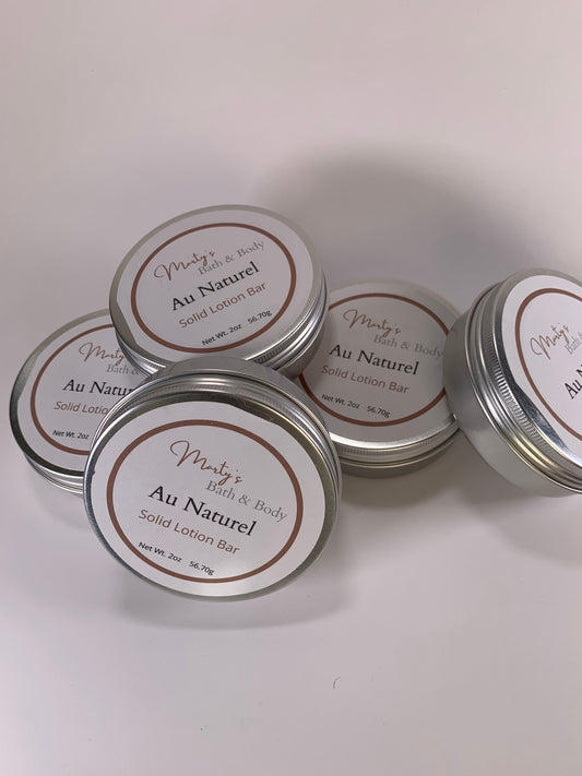 Au Naturel Solid Lotion Bar