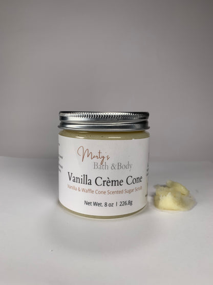 Vanilla Creme Cone Sugar Scrub