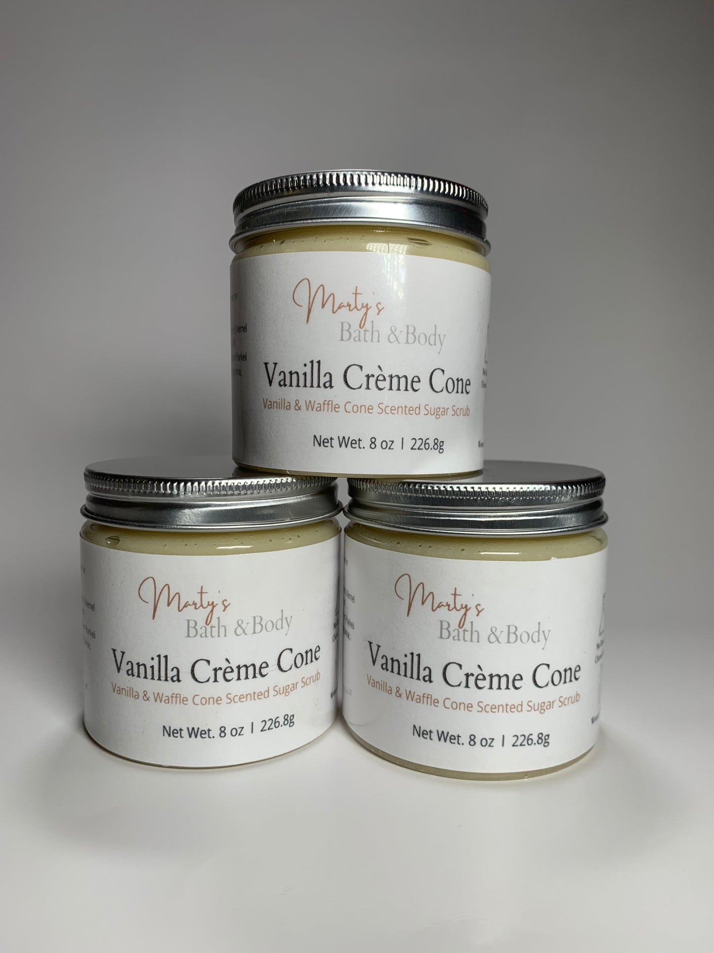 Vanilla Creme Cone Sugar Scrub