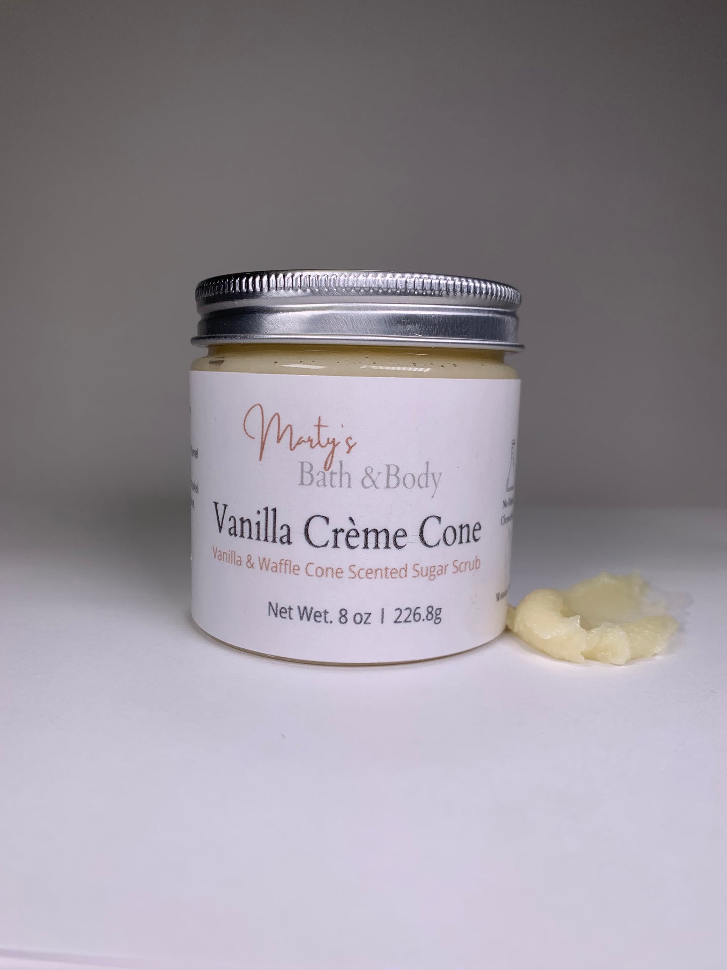 Vanilla Creme Cone Sugar Scrub