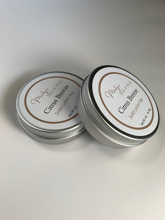 Citrus Breeze Solid Lotion Bar