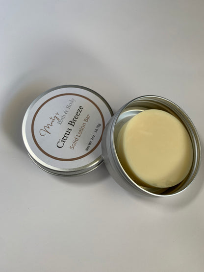Citrus Breeze Solid Lotion Bar