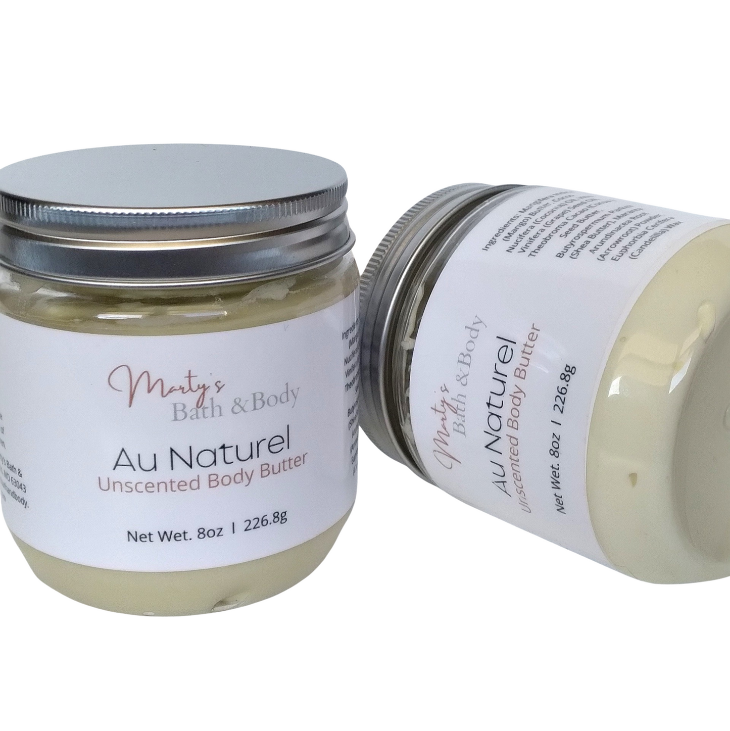 Au Naturel Unscented Body Butter Marty's Bath & Body